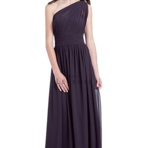 Bill Levkoff Plum Bridesmaid Dress